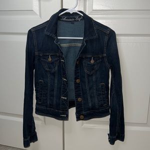 American Eagle Dark Blue Jean Jacket